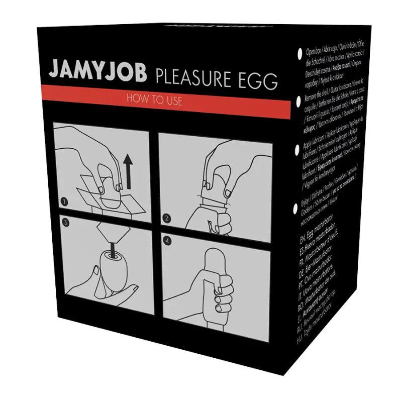 JAMYJOB - HUEVO MASTURBADOR DISCRETO VERSION BLACK TRY - Optelum