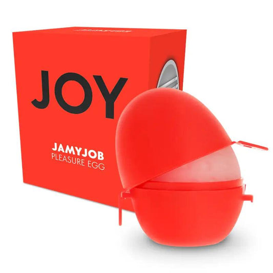 JAMYJOB - HUEVO MASTURBADOR DISCRETO VERSION ROJO JOY - Optelum