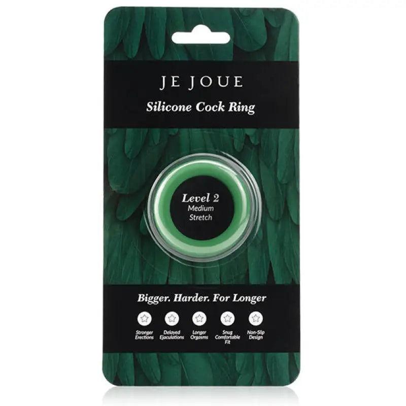 JE JOUE - ANILLO SILICONA VERDE - ESTRANGULAMIENTO MEDIO - Optelum