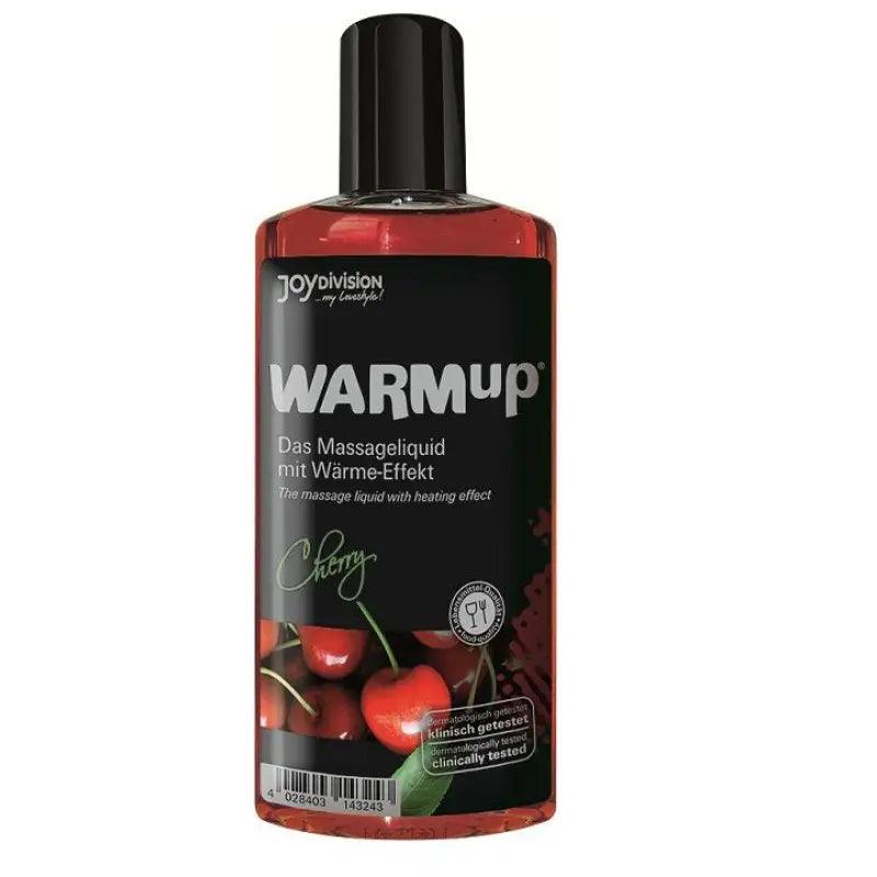 JOYDIVISION WARMUP - ACEITE DE MASAJE EFECTO CALOR CEREZA 150ML - Optelum