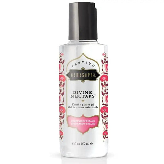 KAMASUTRA - DIVINE NECTARS LUBRICANTE STRAWBERRY DREAM 150 ML - Optelum