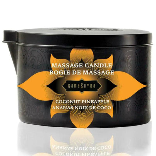 KAMASUTRA - VELA DE MASAJE COCONUT Y PIÑA 170GR - Optelum