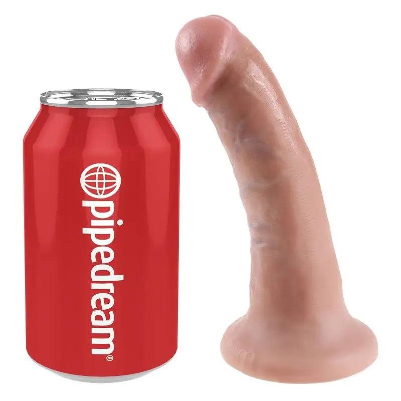 KING COCK - 6 PENE NATURAL 15.2 CM - Optelum
