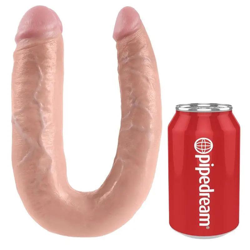 KING COCK - DILDO DOBLE PENETRACIÓN 17.8 CM NATURAL - Optelum