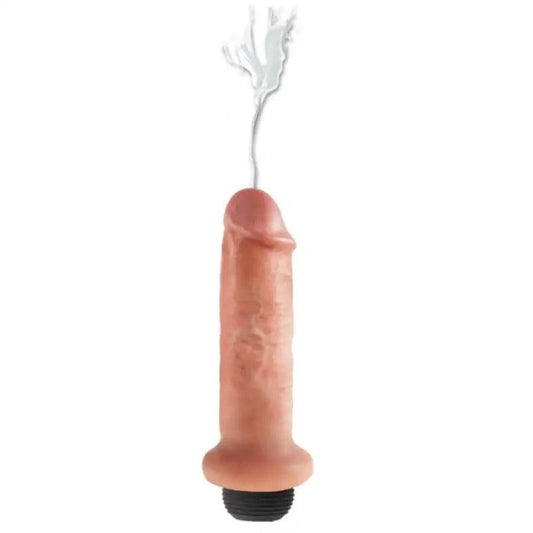 KING COCK - DILDO SQUIRTING 15.24 CM - Optelum