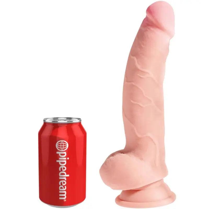 KING COCK - DILDO TRIPLE DENSIDAD 18.4 CM - Optelum