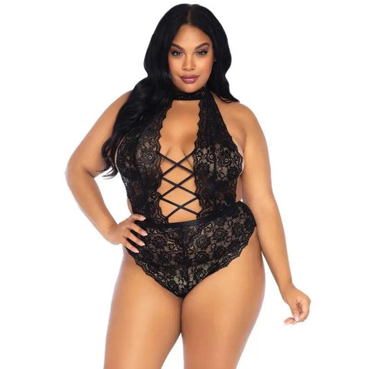 LEG AVENUE - TEDDY ABERTURA FRONTAL TALLA GRANDE - Optelum