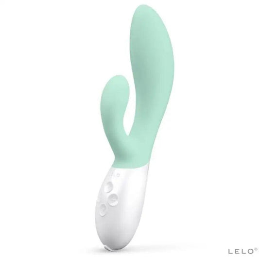 LELO - INA 3 VERDE VIBRADOR RABBIT LUJO VERDE AGUA - Optelum