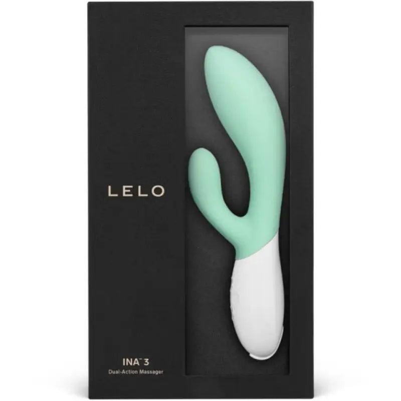 LELO - INA 3 VERDE VIBRADOR RABBIT LUJO VERDE AGUA - Optelum