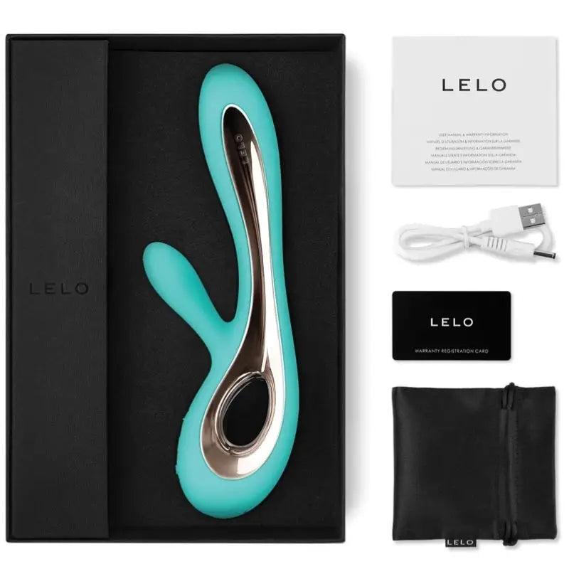 LELO - SORAYA 2 VIBRADOR RABBIT VERDE AGUA - Optelum