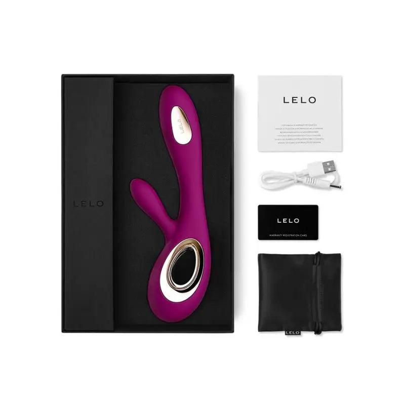 LELO - SORAYA WAVE VIBRADOR RABBIT MORADO - Optelum