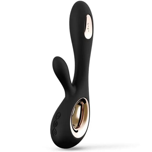 LELO - SORAYA WAVE VIBRADOR RABBIT NEGRO - Optelum