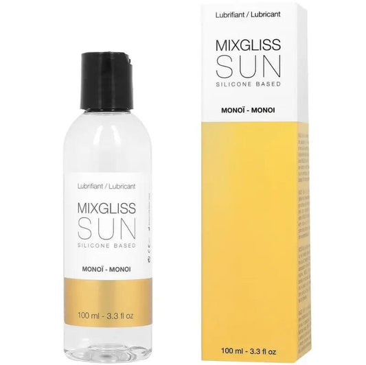 MIXGLISS - BASED LUBRICANTE BASE SILICONA ÁROMA MONOI 100ML - Optelum