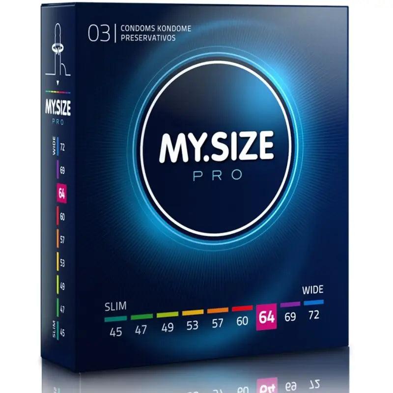 MY SIZE - PRO PRESERVATIVOS 64 MM 3 UNIDADES - Optelum
