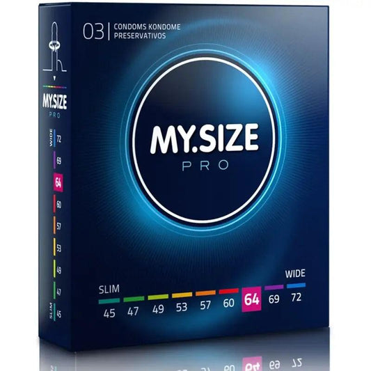 MY SIZE - PRO PRESERVATIVOS 64 MM 3 UNIDADES - Optelum