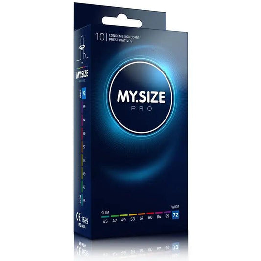 MY SIZE - PRO PRESERVATIVOS 72 MM 10 UNIDADES - Optelum