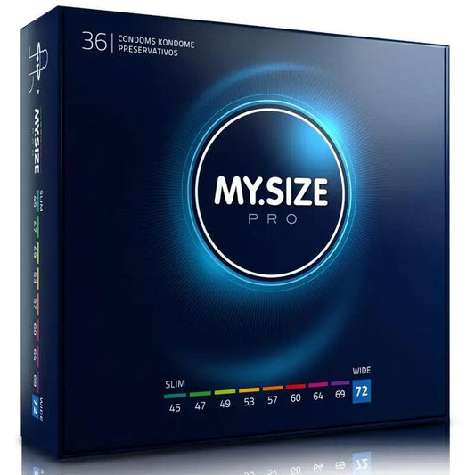 MY SIZE - PRO PRESERVATIVOS 72 MM 36 UNIDADES - Optelum