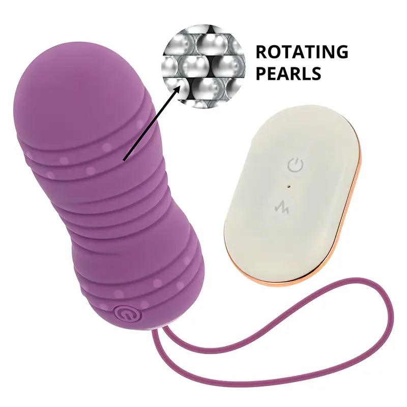 OHMAMA - HUEVO CONTROL REMOTO 7 MODOS ROTACION LILA - Optelum