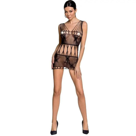 PASSION - WOMAN BS090 BODYSTOCKING NEGRO TALLA UNICA - Optelum
