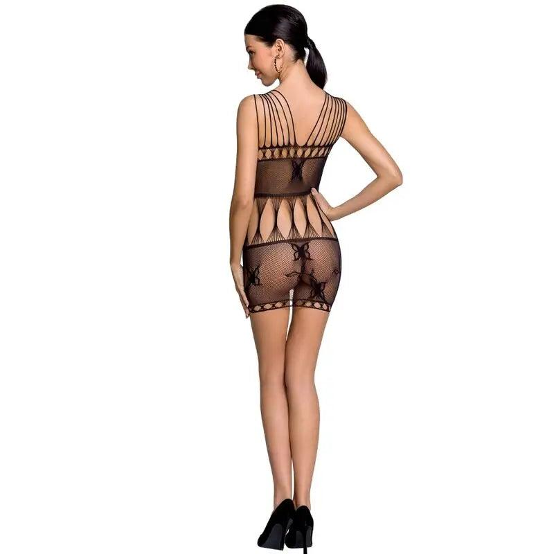 PASSION - WOMAN BS090 BODYSTOCKING NEGRO TALLA UNICA - Optelum