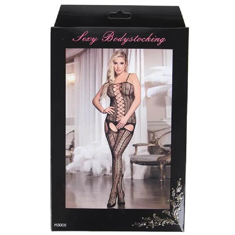 QUEEN LINGERIE - BODYSTOCKING CON ABERTURA S/L - Optelum