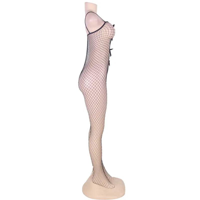 QUEEN LINGERIE - BODYSTOCKING CON LAZOS EN ESCOTE S/L - Optelum