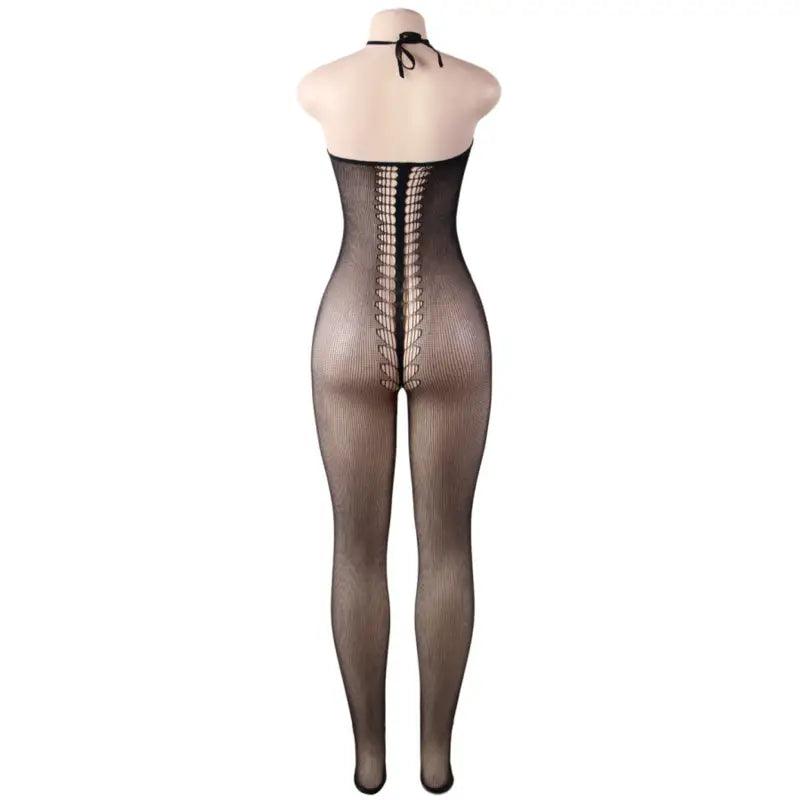 QUEEN LINGERIE - BODYSTOCKING CUELLO HALTER S/L - Optelum