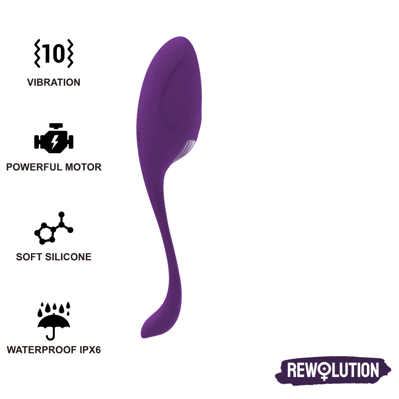 REWOLUTION - REWOVO HUEVO VIBRADOR CONTROL REMOTO 