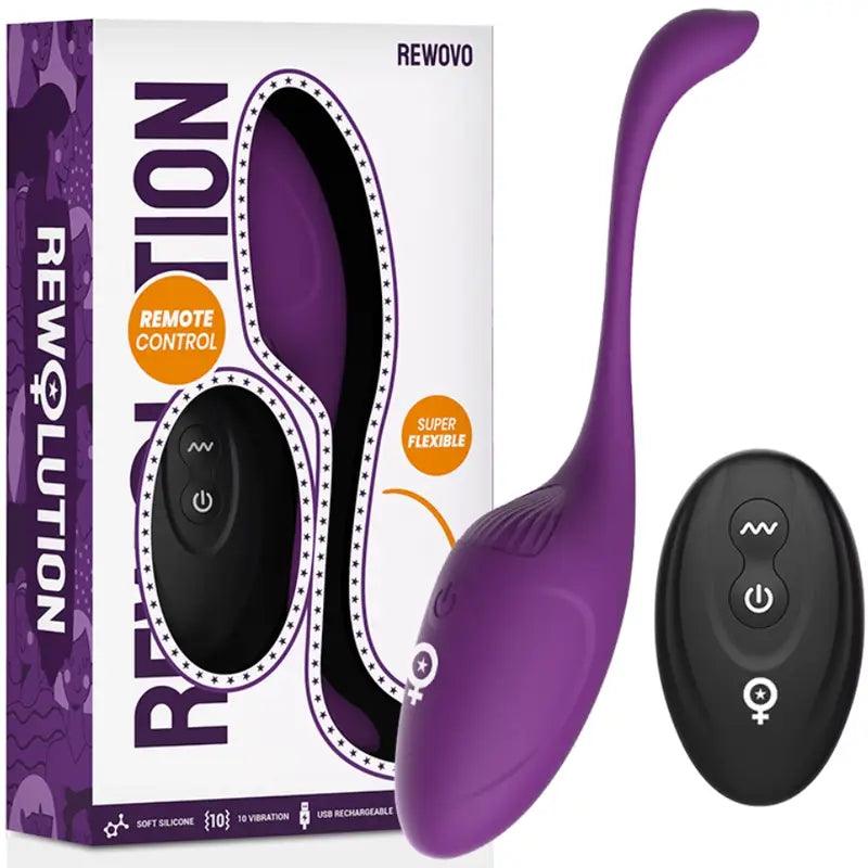 Rewovo, huevo vibrador ergonómico con varias intensidades para una estimulación personalizada
