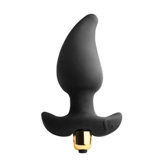 ROCKS-OFF - BUTT QUIVER ESTIMULADOR DEL PUNTO P 7 VELOCIDADES NEGRO - Optelum