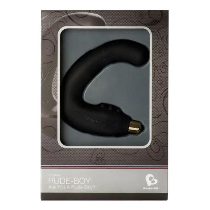 ROCKS-OFF - RUDE-BOY MASAJEADOR DEL PUNTO G MASCULINO 7 V NEGRO - Optelum