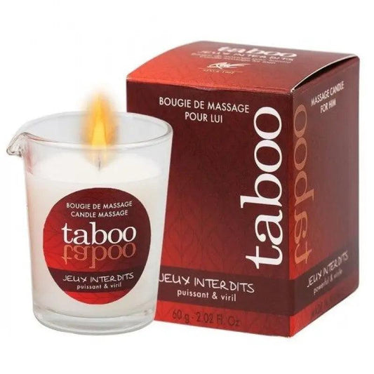 RUF - TABOO VELA DE MASAJE PARA ÉL JEUX INTERDITS AROMA LIQUEN SALVAJE - Optelum