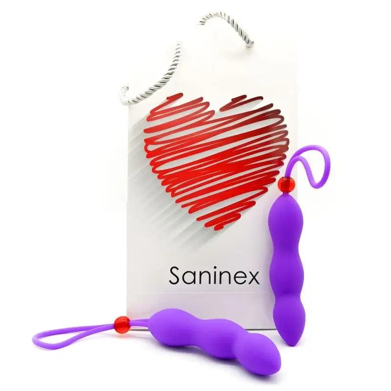 SANINEX - CLIMAX PLUG ANAL CON ANILLO PENE LILA - Optelum