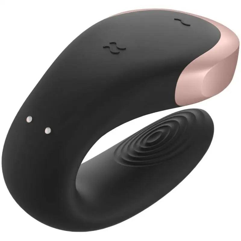 SATISFYER - APP DOUBLE LOVE VIBRADOR PAREJAS LUXURY NEGRO - Optelum