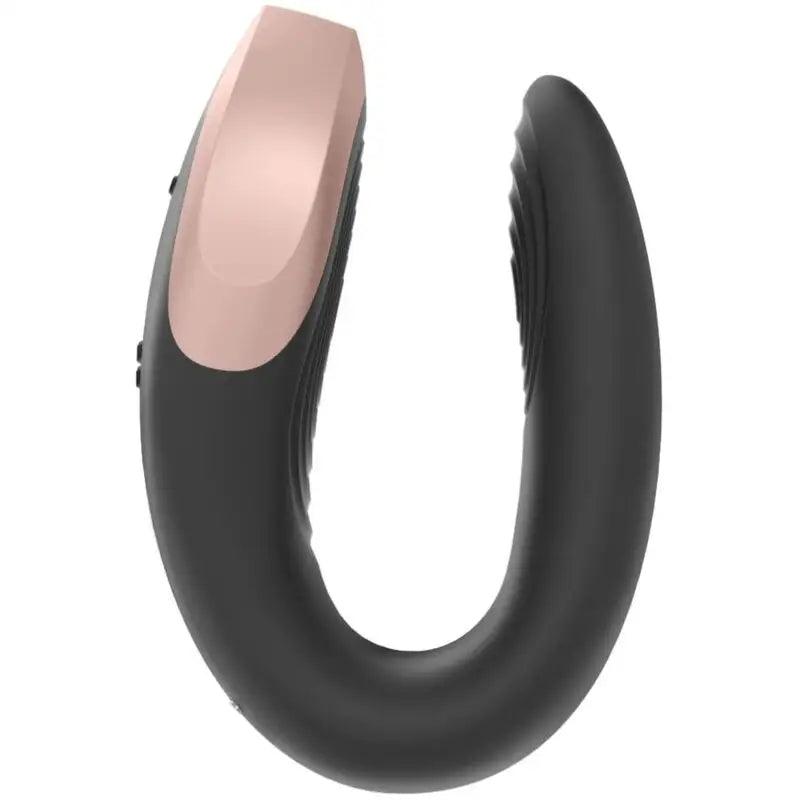 SATISFYER - APP DOUBLE LOVE VIBRADOR PAREJAS LUXURY NEGRO - Optelum