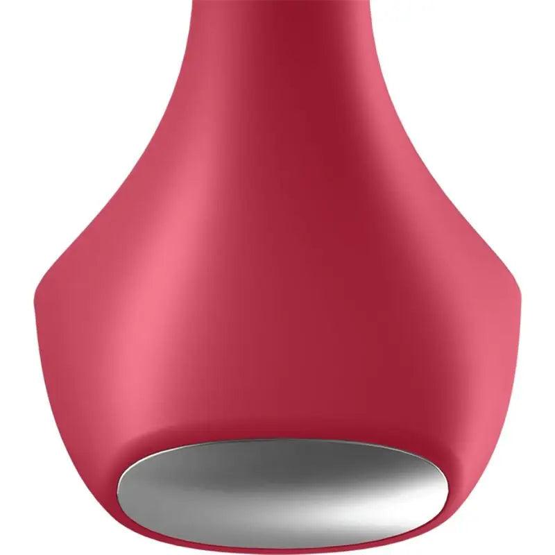 SATISFYER - BACKDOOR LOVER PLUG ANAL VIBRADOR ROJO - Optelum