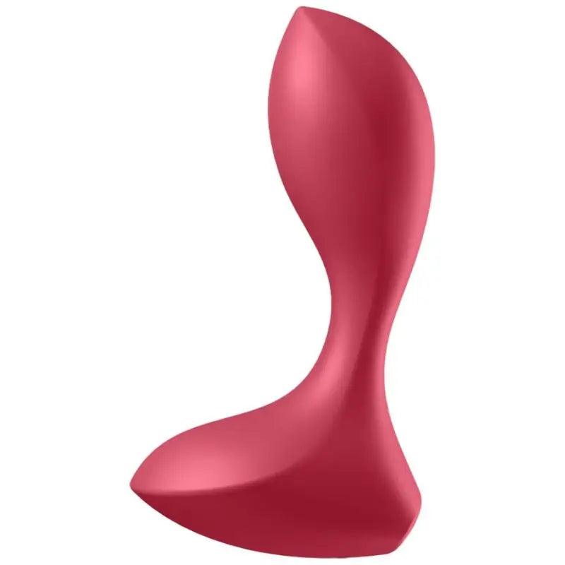 SATISFYER - BACKDOOR LOVER PLUG ANAL VIBRADOR ROJO - Optelum