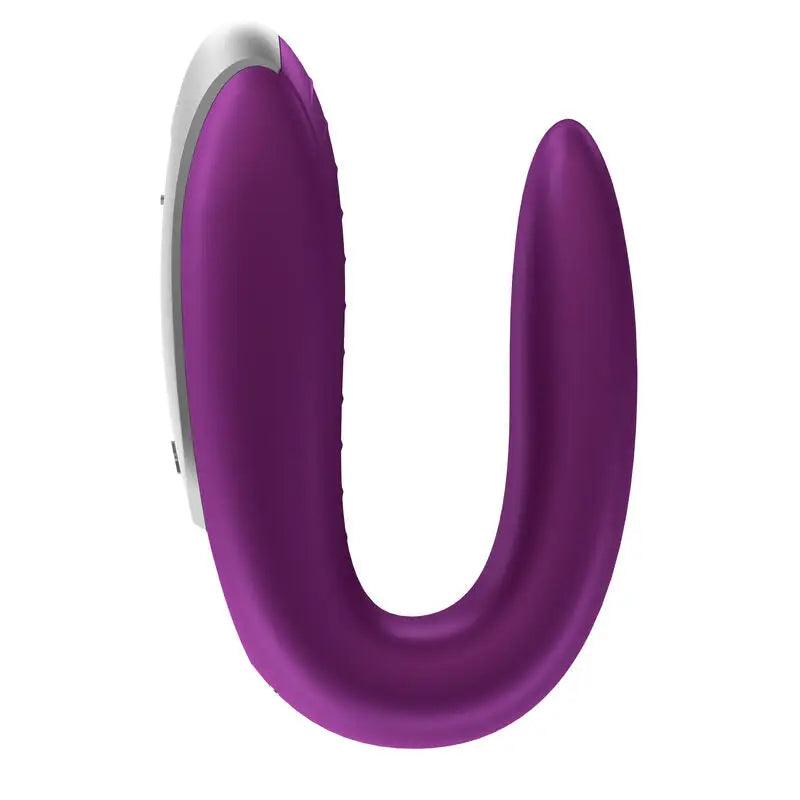 SATISFYER - DOUBLE FUN PARTNER VIBRADOR LILA - Optelum