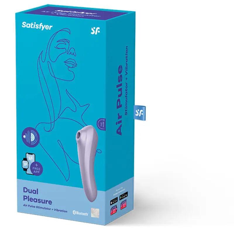 SATISFYER - DUAL PLEASURE AIR PULSE VIOLETA - Optelum