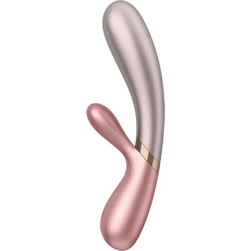 SATISFYER - HOT LOVER VIBRADOR ROSA & BEIGE - Optelum