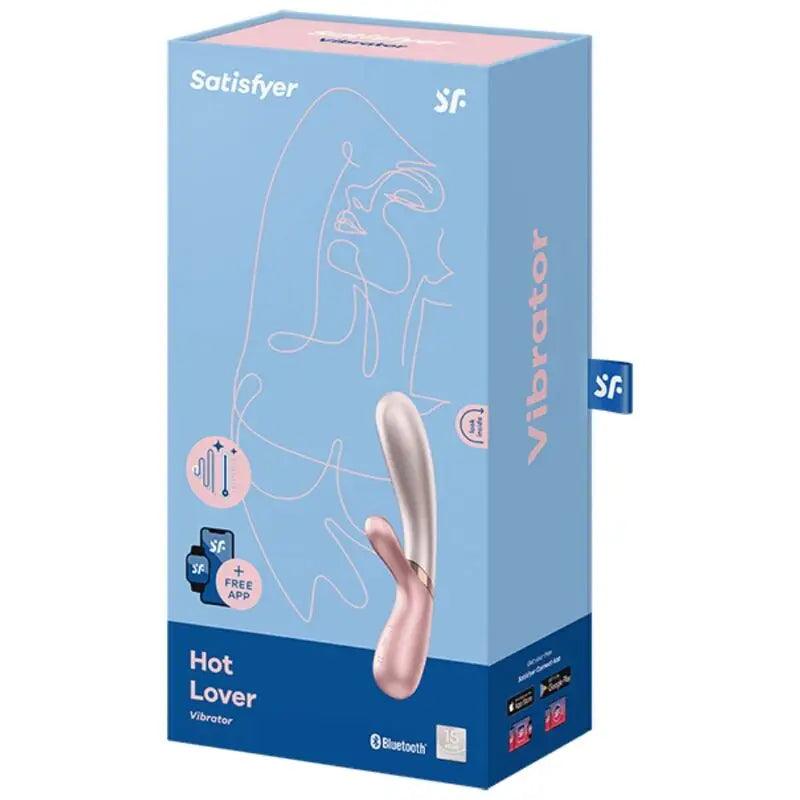 SATISFYER - HOT LOVER VIBRADOR ROSA & BEIGE - Optelum