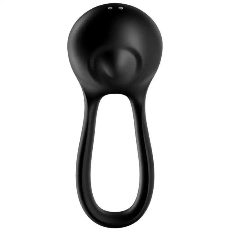 SATISFYER - MAJESTIC DUO ANILLO VIBRADOR NEGRO - Optelum
