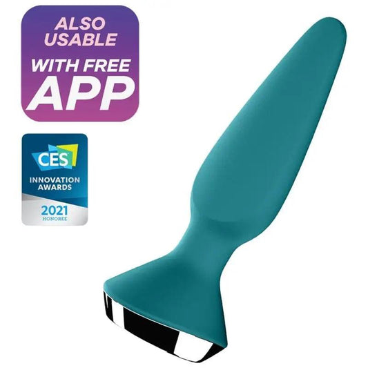 SATISFYER - PLUG ILICIOUS 1 PLUG VIBRADOR VERDE - Optelum