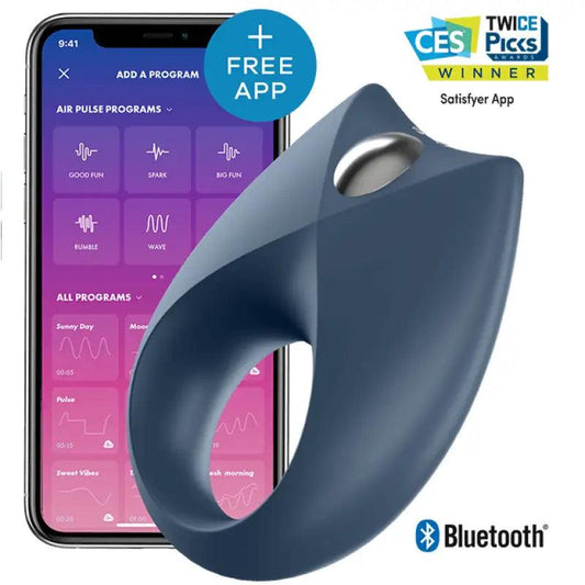 SATISFYER - POWERFUL ROYAL ONE ANILLO VIBRADOR APP - Optelum