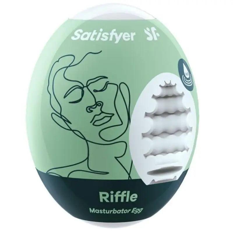 SATISFYER - RIFFLE HUEVO MASTUBADOR - Optelum