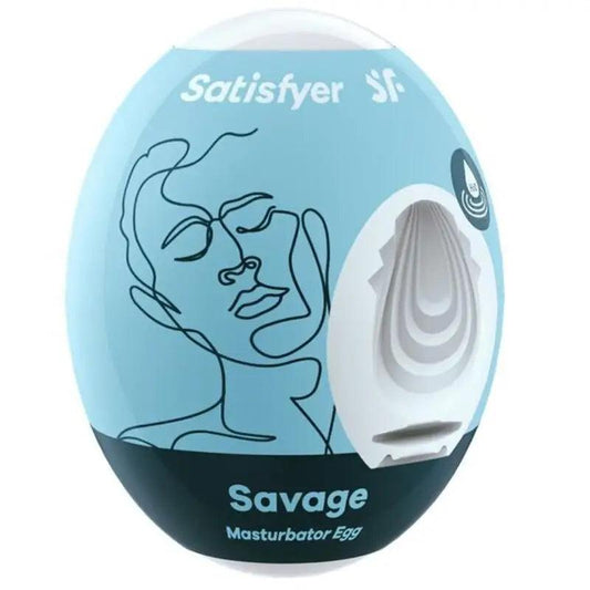 SATISFYER - SAVAGE HUEVO MASTURBADOR - Optelum