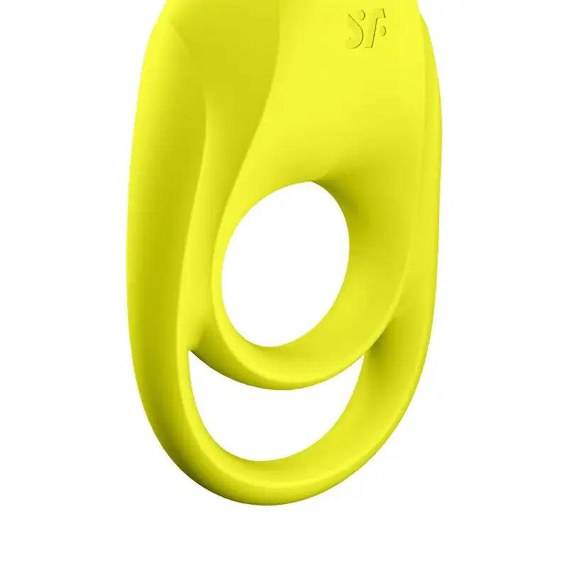 SATISFYER - SPECTACULAR DUO ANILLO VIBRADOR AMARILLO - Optelum