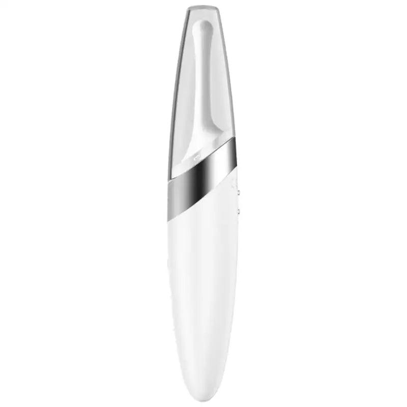 SATISFYER - TWIRLING DELIGHT ESTIMULADOR CLITORIS BLANCO - Optelum
