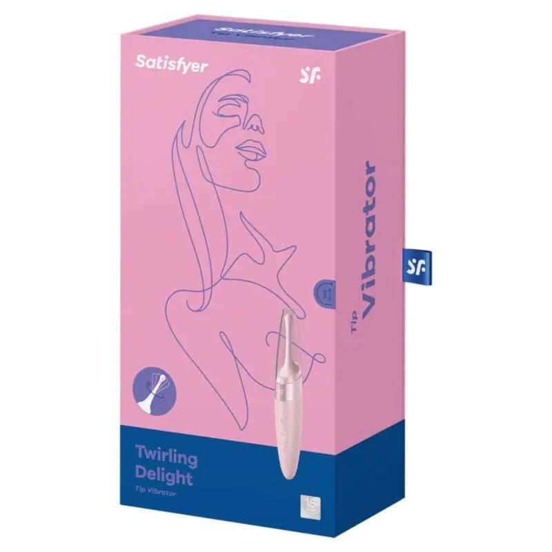 SATISFYER - TWIRLING DELIGHT ESTIMULADOR CLITORIS ROSA - Optelum