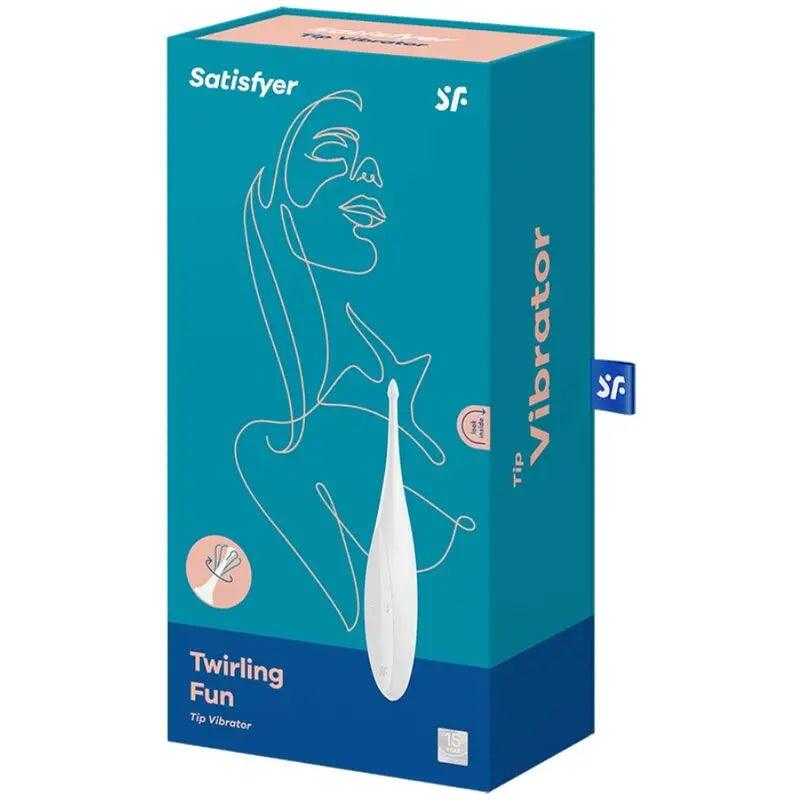 SATISFYER - TWIRLING FUN ESTIMULADOR CLITORIS BLANCO - Optelum